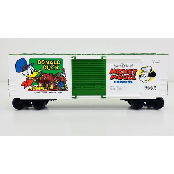 Lionel Donald Duck Hi-Cube Box Car Walt Disney's Mickey Mouse Express 6-9662 - Picture 2 of 10